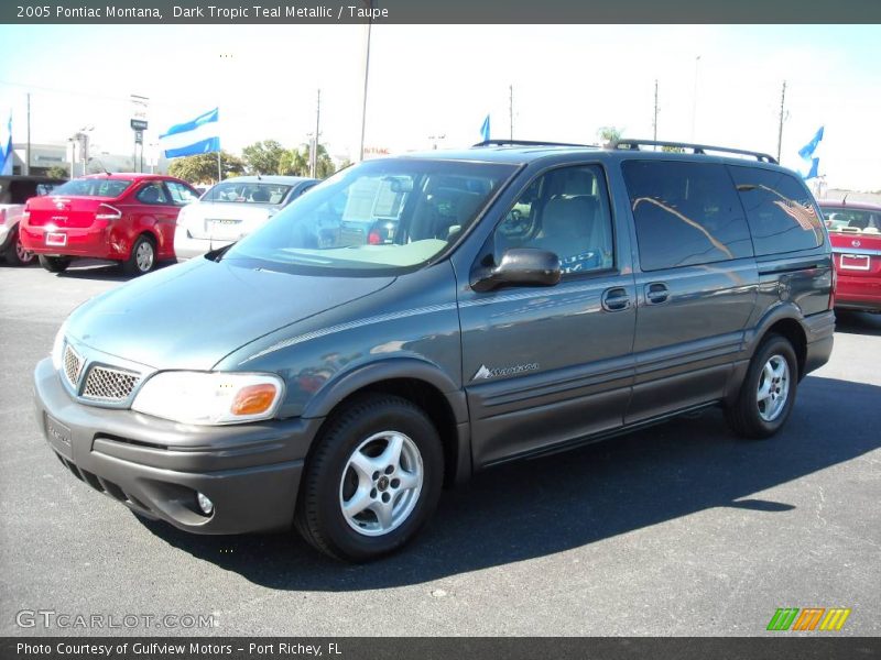 Dark Tropic Teal Metallic / Taupe 2005 Pontiac Montana