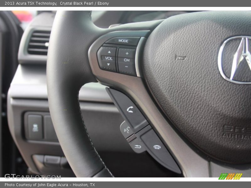 Crystal Black Pearl / Ebony 2013 Acura TSX Technology