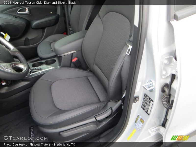 Diamond Silver / Black 2013 Hyundai Tucson GLS
