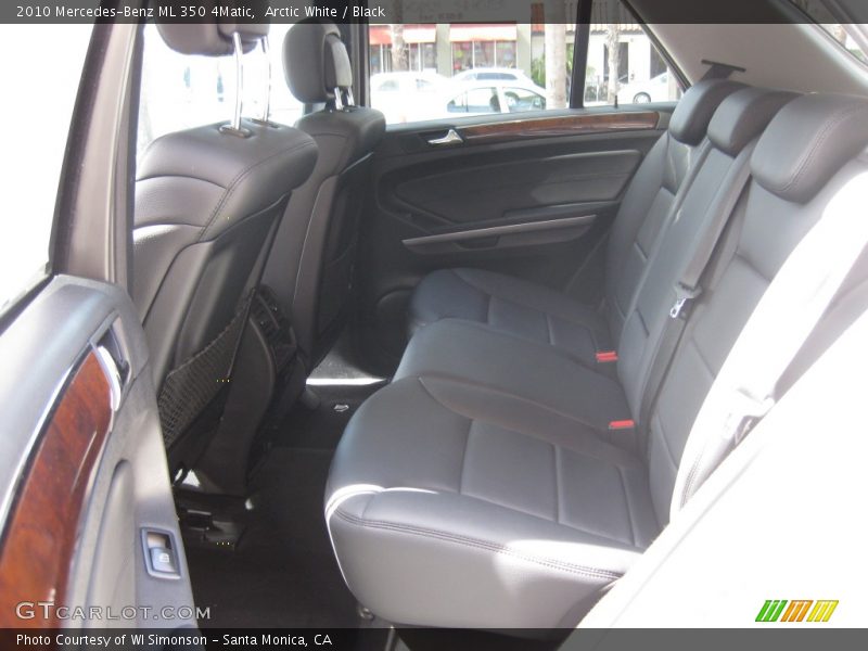 Arctic White / Black 2010 Mercedes-Benz ML 350 4Matic