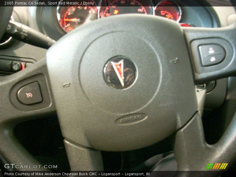 Sport Red Metallic / Ebony 2005 Pontiac G6 Sedan