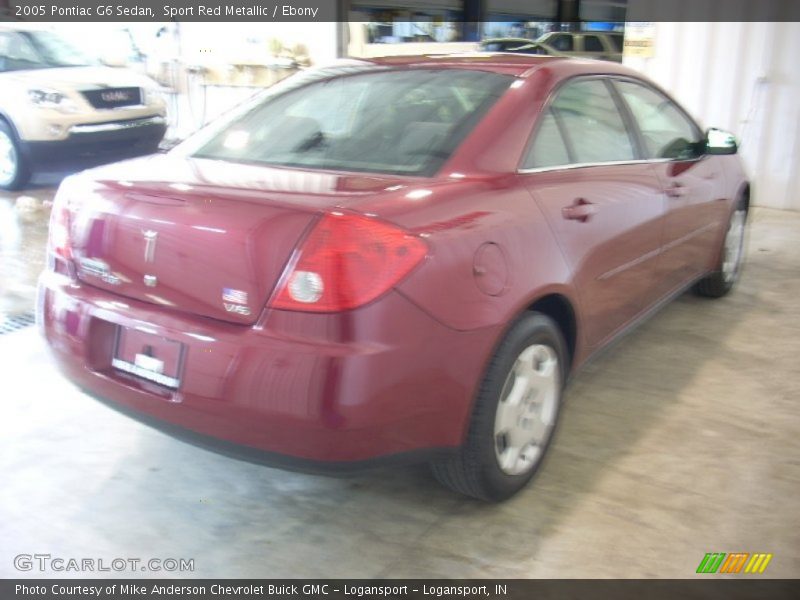 Sport Red Metallic / Ebony 2005 Pontiac G6 Sedan