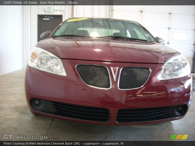 Sport Red Metallic / Ebony 2005 Pontiac G6 Sedan