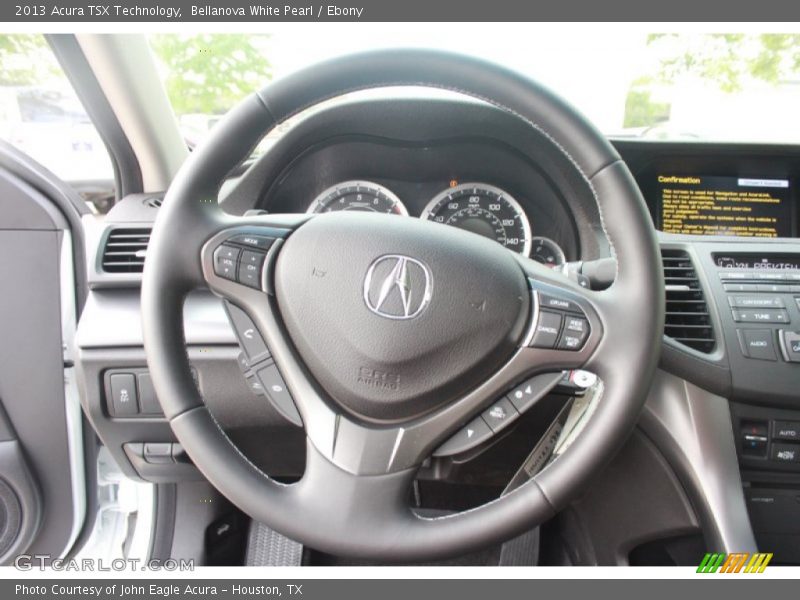 Bellanova White Pearl / Ebony 2013 Acura TSX Technology