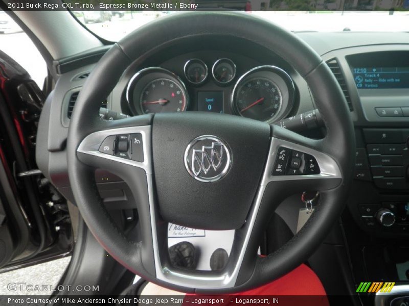 Espresso Bronze Metallic / Ebony 2011 Buick Regal CXL Turbo