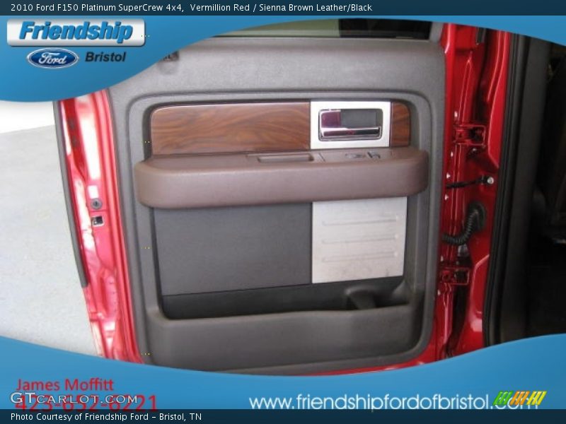 Vermillion Red / Sienna Brown Leather/Black 2010 Ford F150 Platinum SuperCrew 4x4
