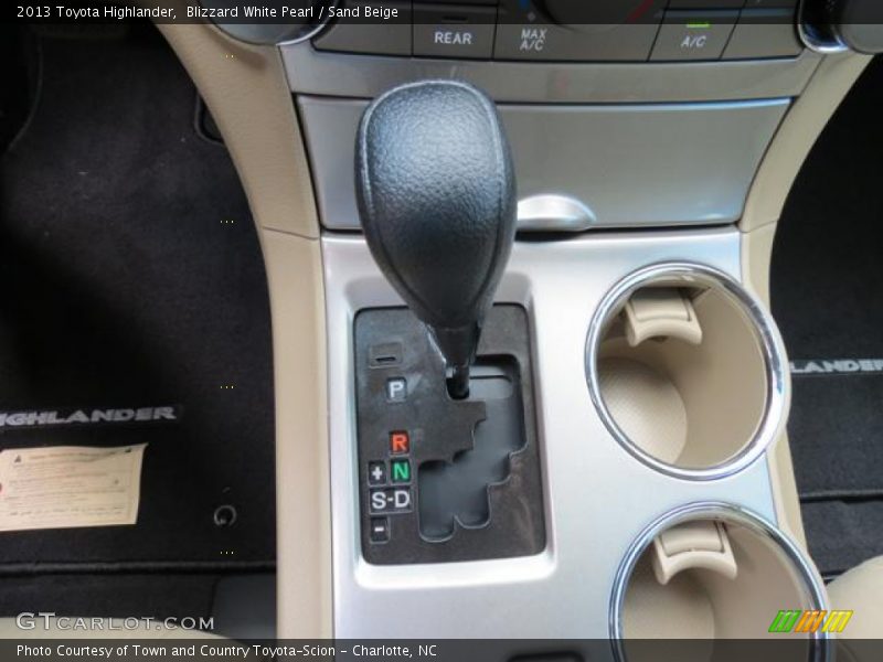 Blizzard White Pearl / Sand Beige 2013 Toyota Highlander