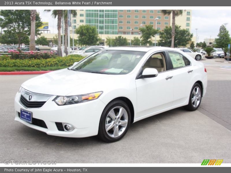 Bellanova White Pearl / Parchment 2013 Acura TSX Technology