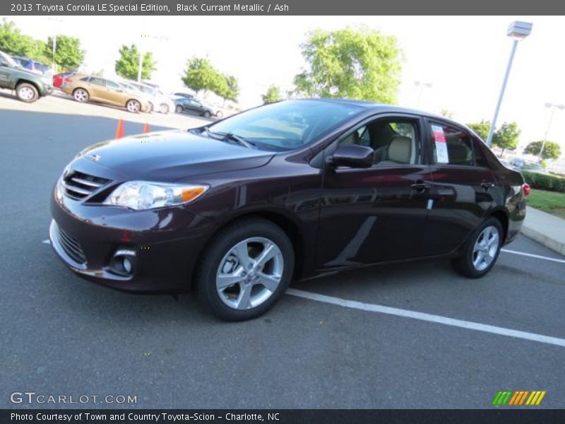 Black Currant Metallic / Ash 2013 Toyota Corolla LE Special Edition