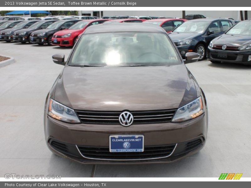 Toffee Brown Metallic / Cornsilk Beige 2013 Volkswagen Jetta SE Sedan