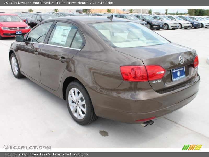 Toffee Brown Metallic / Cornsilk Beige 2013 Volkswagen Jetta SE Sedan