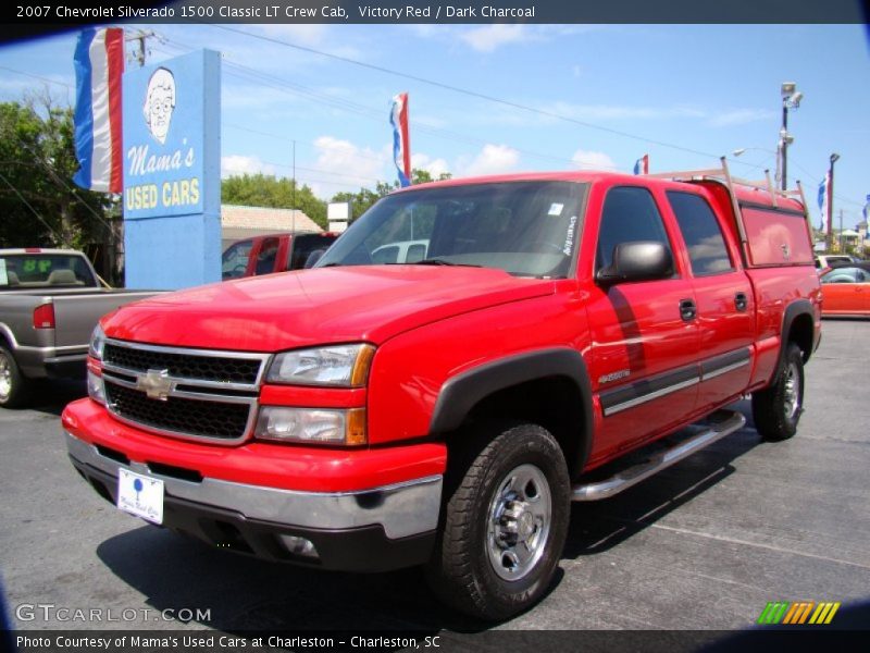 Victory Red / Dark Charcoal 2007 Chevrolet Silverado 1500 Classic LT Crew Cab