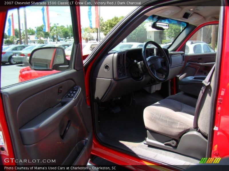 Victory Red / Dark Charcoal 2007 Chevrolet Silverado 1500 Classic LT Crew Cab