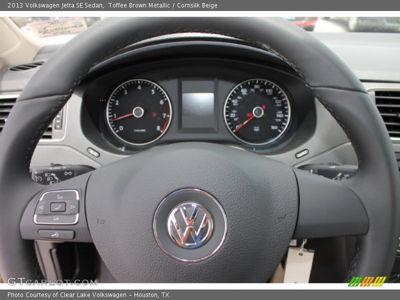 Toffee Brown Metallic / Cornsilk Beige 2013 Volkswagen Jetta SE Sedan