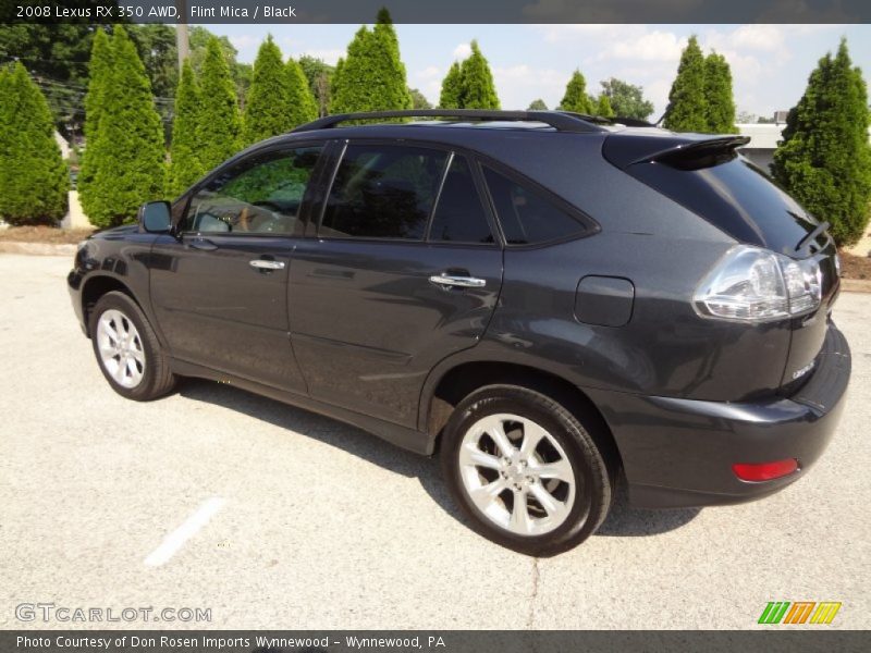 Flint Mica / Black 2008 Lexus RX 350 AWD