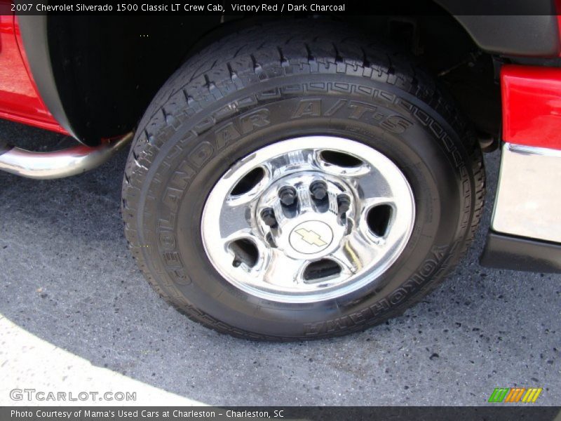 Victory Red / Dark Charcoal 2007 Chevrolet Silverado 1500 Classic LT Crew Cab