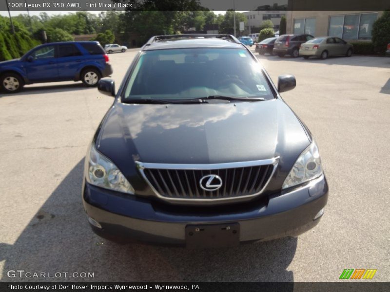 Flint Mica / Black 2008 Lexus RX 350 AWD