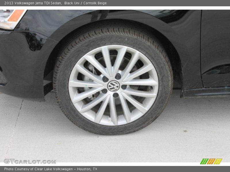 Black Uni / Cornsilk Beige 2013 Volkswagen Jetta TDI Sedan