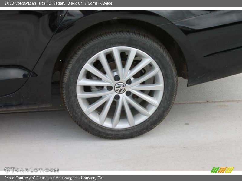 Black Uni / Cornsilk Beige 2013 Volkswagen Jetta TDI Sedan