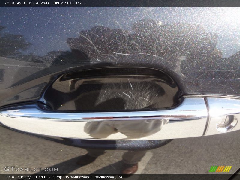 Flint Mica / Black 2008 Lexus RX 350 AWD