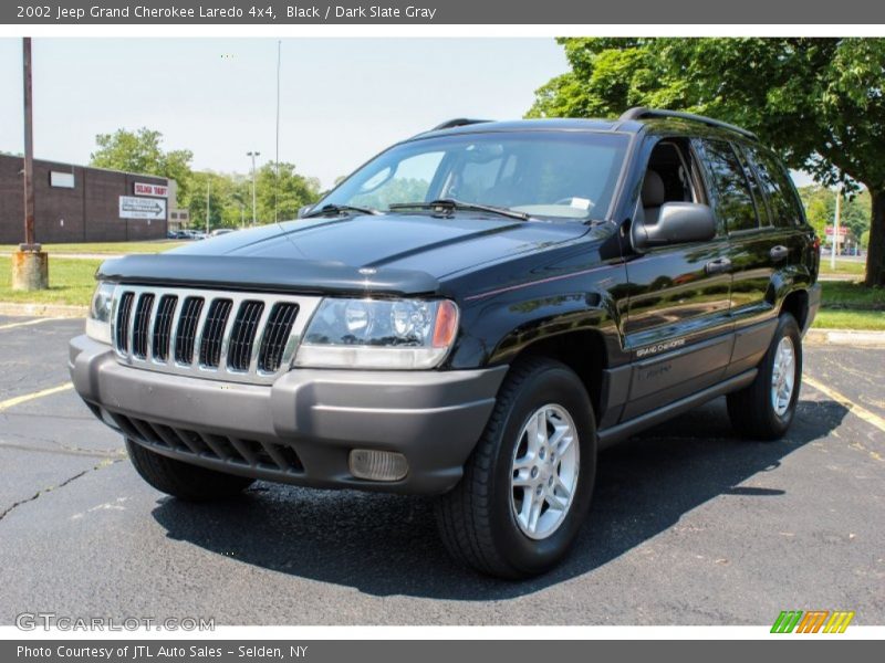 Black / Dark Slate Gray 2002 Jeep Grand Cherokee Laredo 4x4