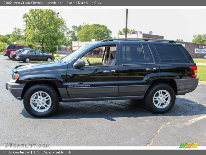Black / Dark Slate Gray 2002 Jeep Grand Cherokee Laredo 4x4