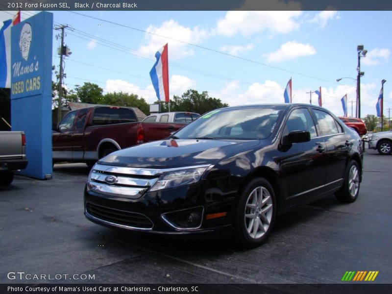Black / Charcoal Black 2012 Ford Fusion SEL
