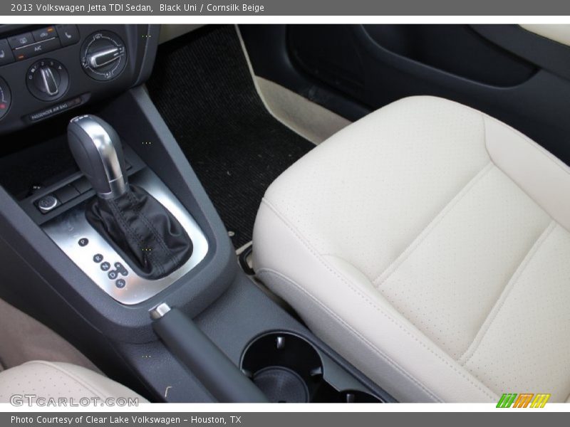 Black Uni / Cornsilk Beige 2013 Volkswagen Jetta TDI Sedan