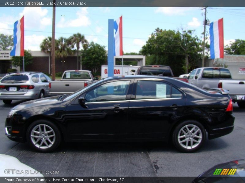 Black / Charcoal Black 2012 Ford Fusion SEL