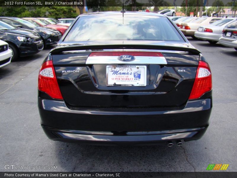 Black / Charcoal Black 2012 Ford Fusion SEL
