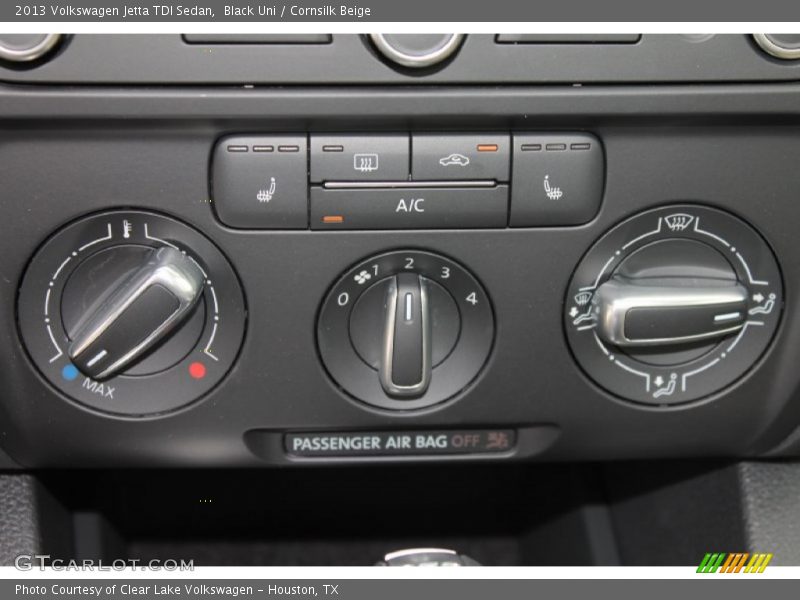 Black Uni / Cornsilk Beige 2013 Volkswagen Jetta TDI Sedan