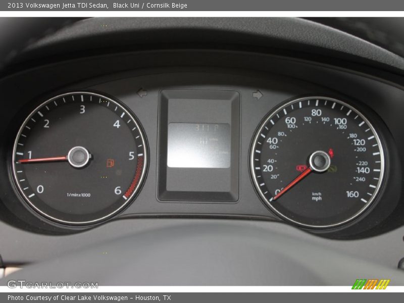 Black Uni / Cornsilk Beige 2013 Volkswagen Jetta TDI Sedan