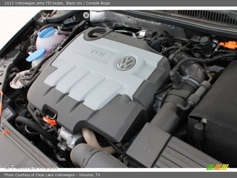 Black Uni / Cornsilk Beige 2013 Volkswagen Jetta TDI Sedan