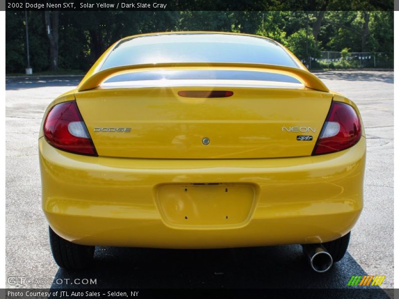 Solar Yellow / Dark Slate Gray 2002 Dodge Neon SXT