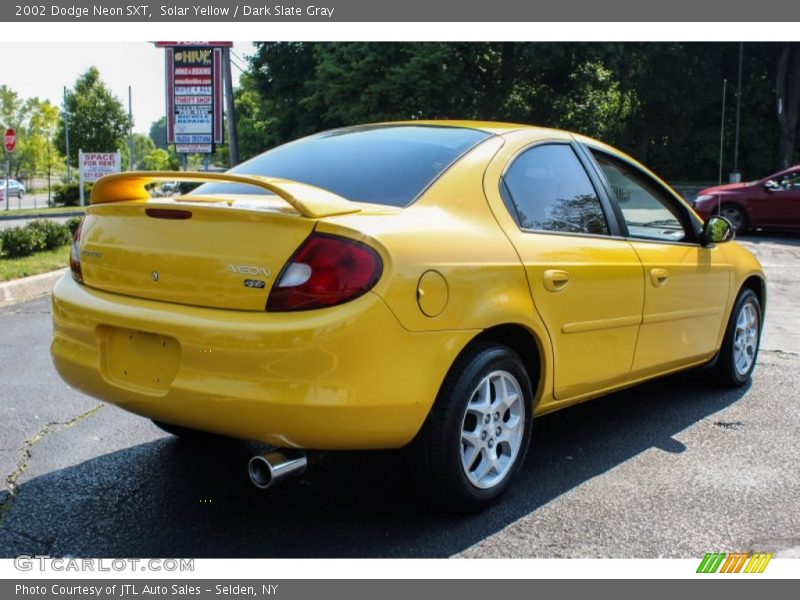 Solar Yellow / Dark Slate Gray 2002 Dodge Neon SXT