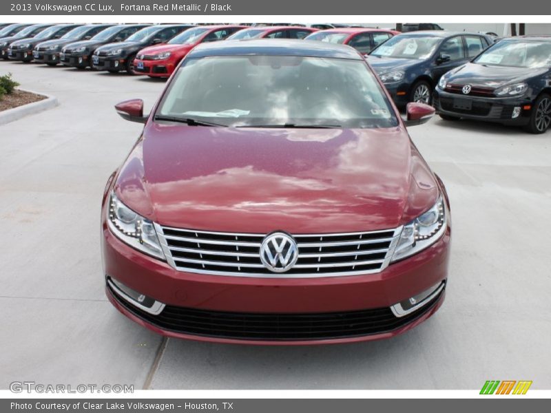 Fortana Red Metallic / Black 2013 Volkswagen CC Lux