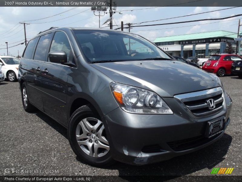 Nimbus Gray Metallic / Gray 2007 Honda Odyssey EX-L