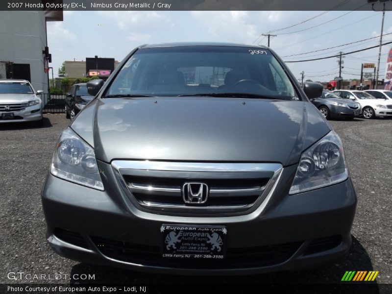 Nimbus Gray Metallic / Gray 2007 Honda Odyssey EX-L