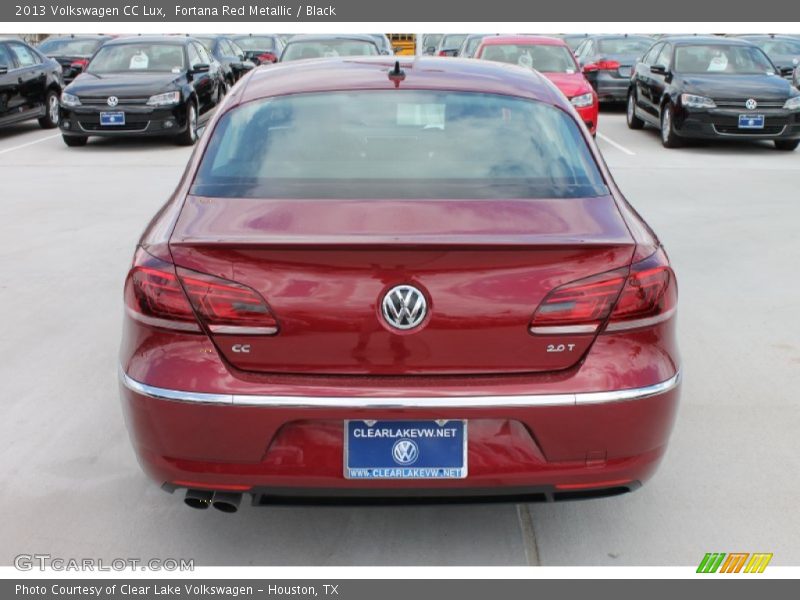 Fortana Red Metallic / Black 2013 Volkswagen CC Lux