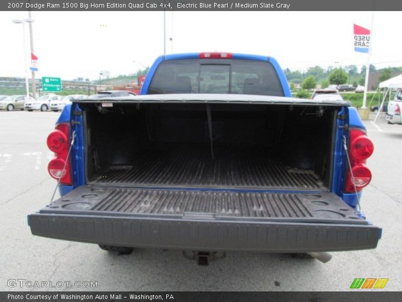 Electric Blue Pearl / Medium Slate Gray 2007 Dodge Ram 1500 Big Horn Edition Quad Cab 4x4