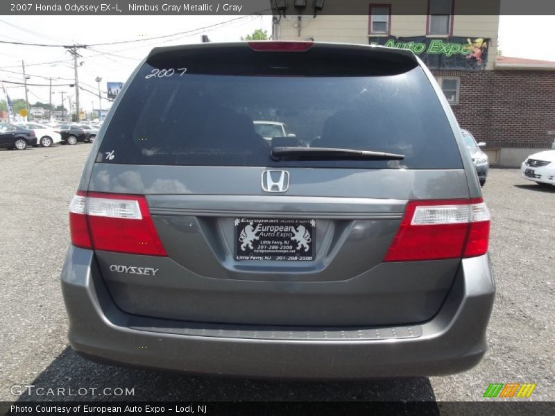 Nimbus Gray Metallic / Gray 2007 Honda Odyssey EX-L