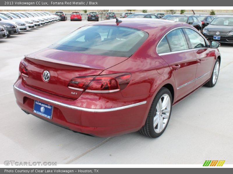 Fortana Red Metallic / Black 2013 Volkswagen CC Lux