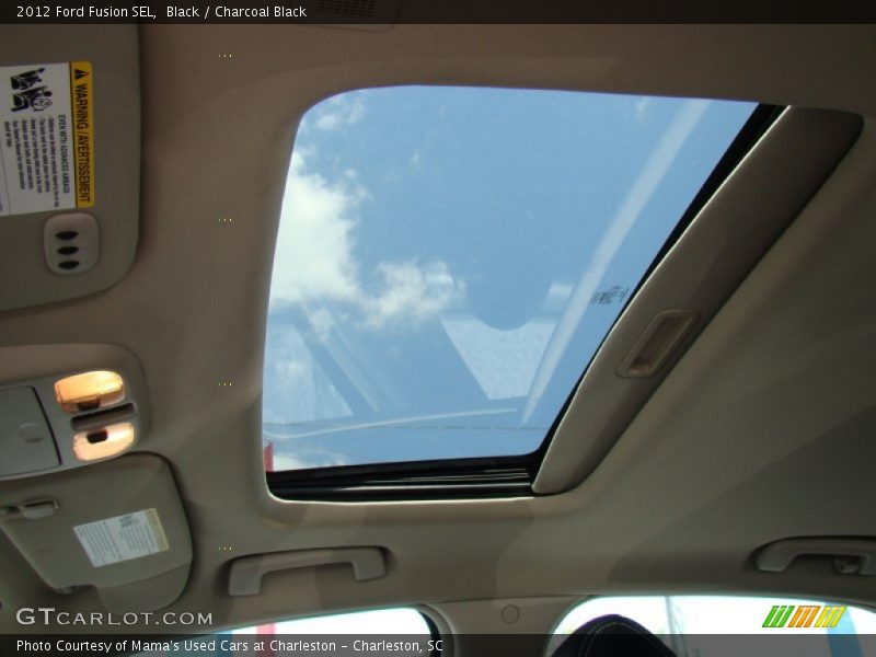Black / Charcoal Black 2012 Ford Fusion SEL
