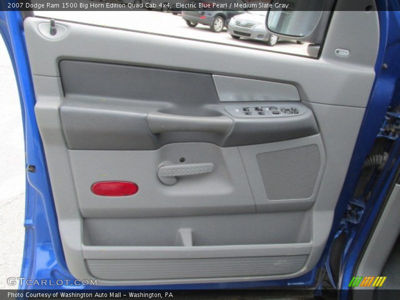 Electric Blue Pearl / Medium Slate Gray 2007 Dodge Ram 1500 Big Horn Edition Quad Cab 4x4