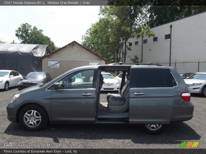 Nimbus Gray Metallic / Gray 2007 Honda Odyssey EX-L