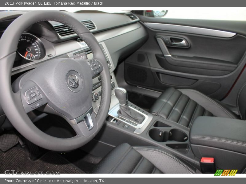 Fortana Red Metallic / Black 2013 Volkswagen CC Lux
