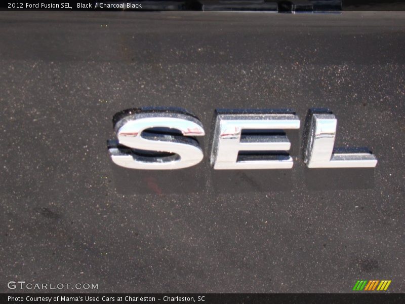 Black / Charcoal Black 2012 Ford Fusion SEL