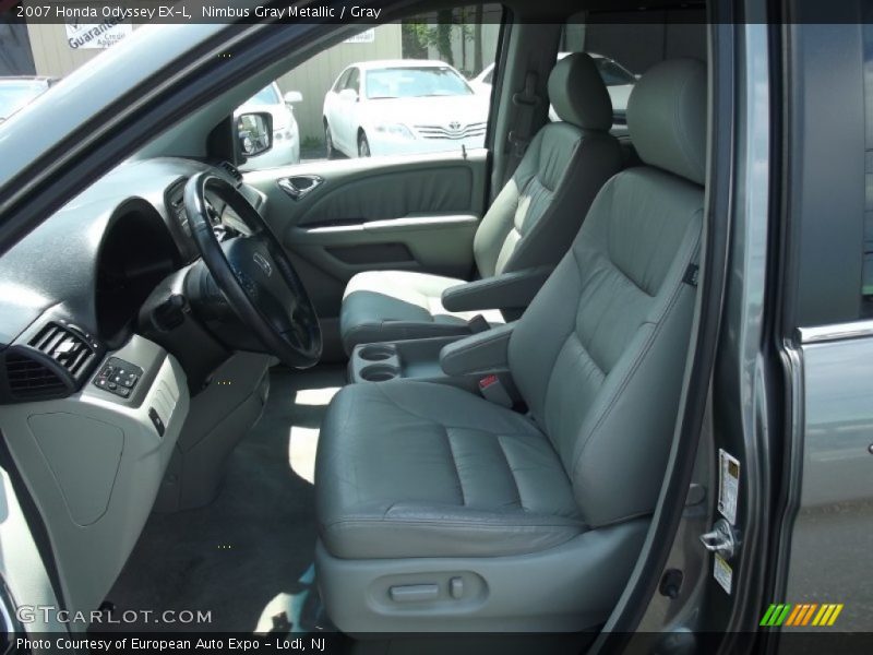 Nimbus Gray Metallic / Gray 2007 Honda Odyssey EX-L