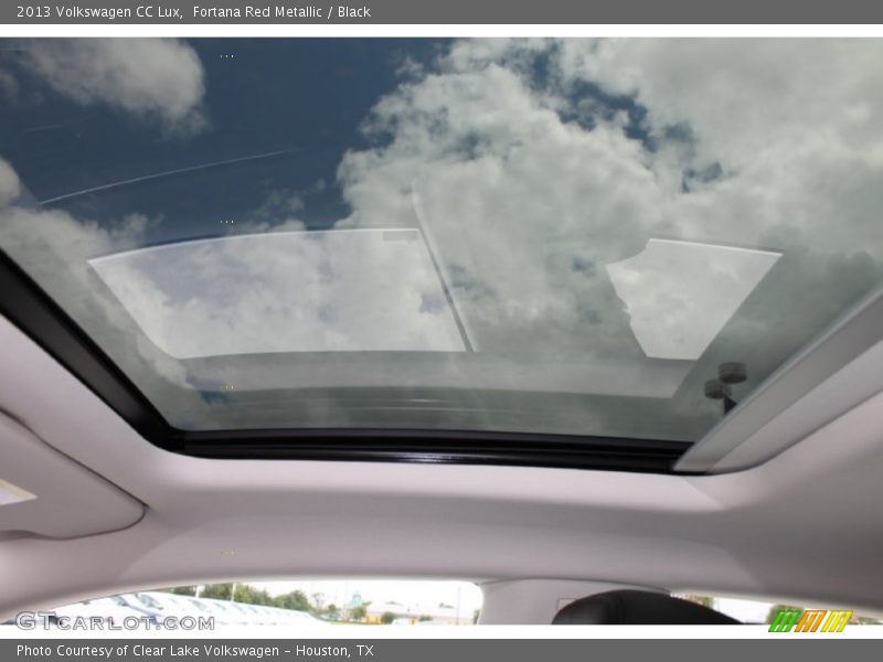 Fortana Red Metallic / Black 2013 Volkswagen CC Lux