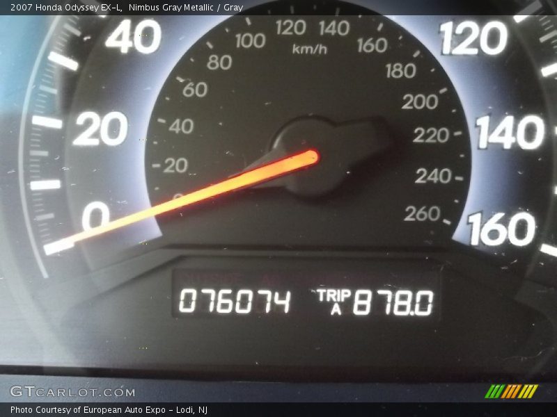 Nimbus Gray Metallic / Gray 2007 Honda Odyssey EX-L